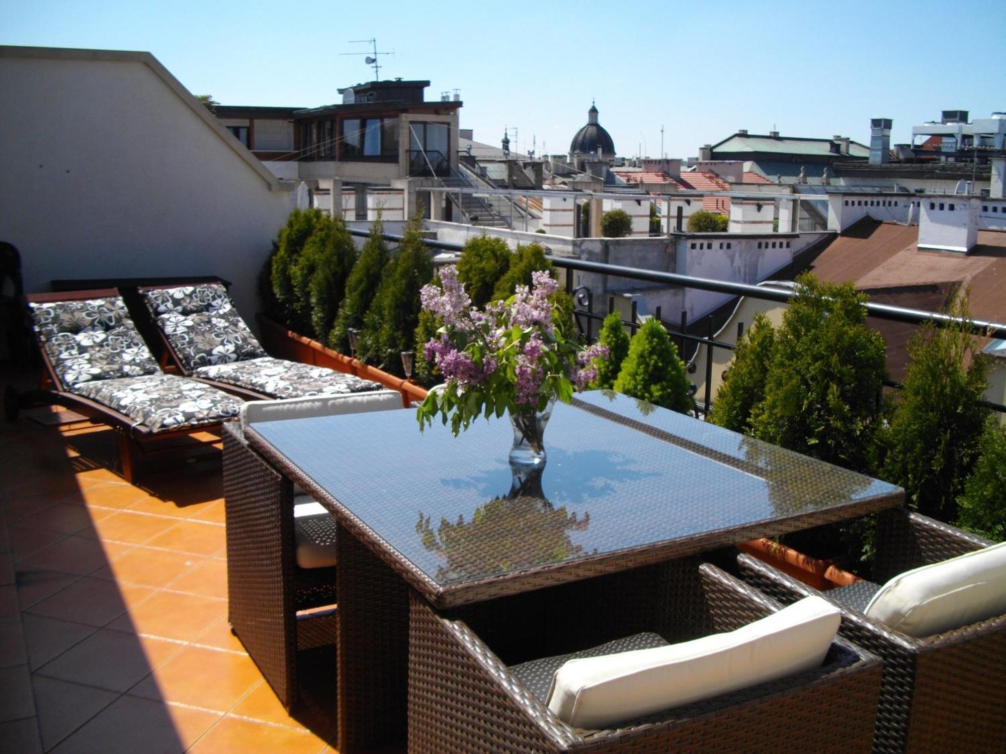 Apartament W Centrum - Duplex Penthouse In The Centre With Terrace And Air Conditioning Cracóvia Exterior foto